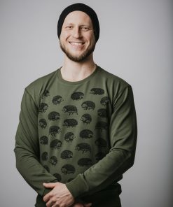 Green Hedgehog sweater
