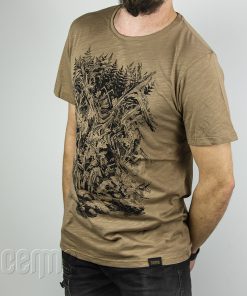 brown tee