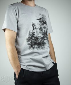 T-shirt with hoopoe