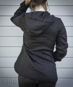 melns lina hūdijs